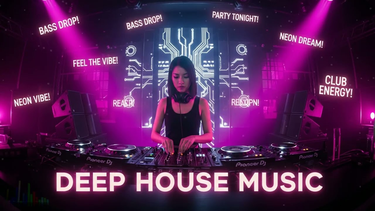 Deep House Music to Relax the Mind at Night 🎧 Minimal Grooves and Soft Bass Flow