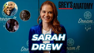 Sarah Drew talks about Japril's wedding, her relationship with Jesse Williams and Grey's Anatomy