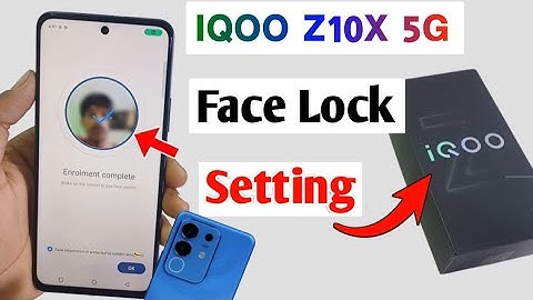 Iqoo Z10x 5g Face Lock Setting/How to screen face lock in iqoo z10x