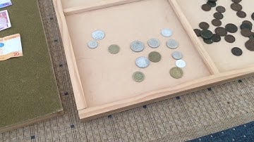 Coin Sorting Trays - Home Made