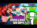 100 Days in MODDED Minecraft with FRIENDS!!! DREAM BOSS?!?