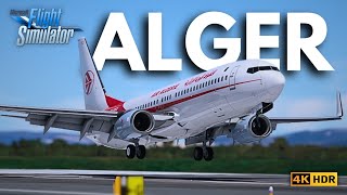 MSFS | SAHARA Flight from DAKAR to ALGER | PMDG B737-800 | Air Algérie | 4K