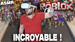 ASMR : JE DECOUVRE ROBLOX EN REALITE VIRTUEL (C'EST INCROYABLE !)