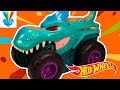 Kicsomi - ⚽ Csocsó ⚽: 🎁 Hot Wheels Monster Trucks Autófaló Mega Wrex 👿👾😎