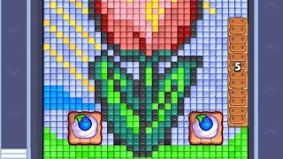 Famous Pixel Flow Level 553. Walkthrough Gameplay  Profile