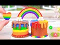 Best Of Tiny Cakes 😋 1000  Miniature Rainbow Cake & Miniature Chocolate Cake Decorating Compilation