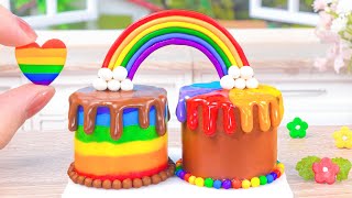 Best Of Tiny Cakes 😋 1000+ Miniature Rainbow Cake & Miniature Chocolate Cake Decorating Compilation