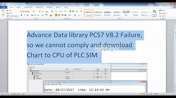 Solve problem CFC Chart comply and download of PCS7 V8.2 Failure