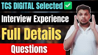 Latest TCS Digital Interview Experience | TCS Interview for Fresher | TCS Interview Questions