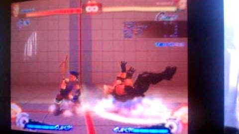 SSF4: Cammy- Safe Jump OS sweep VS Guile