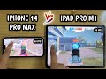 IPHONE 14 PRO MAX VS IPAD PRO M1 CHIP PUBG MOBILE TEST GAMEPLAY