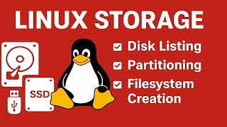 Linux Storage Complete Practical | Disk Listing, Partitioning, Filesystem & Mount Explained