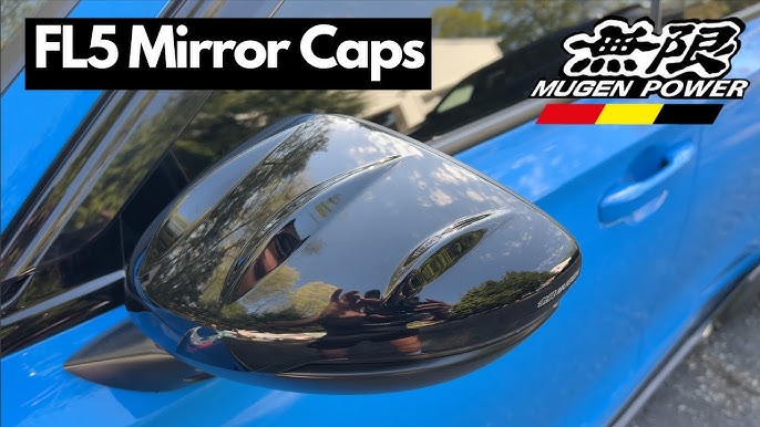 Mugen Carbon Style Door Mirror Sticker - JHPUSA