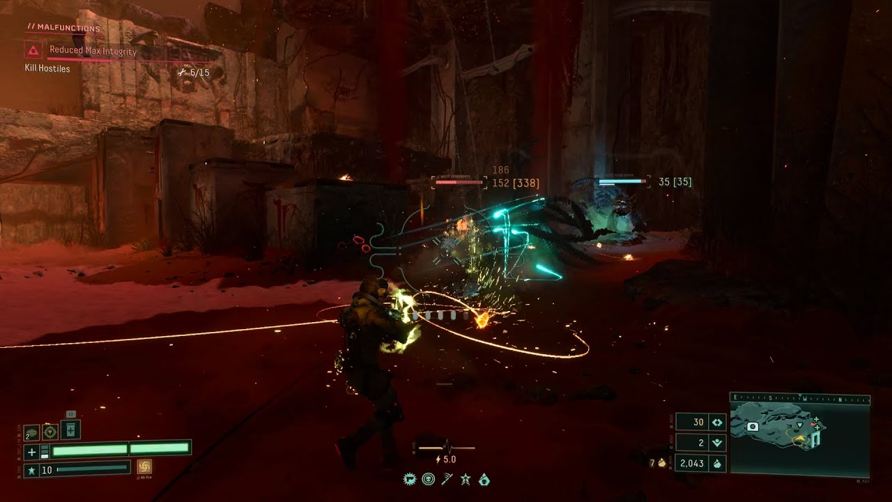 RETURNAL | R_A.0708 Crimson Wastes [Spitmaw Blaster] (HDR) NO DAMAGE