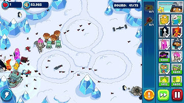 Bloons adventure time td: winter is coming map 1 impoppable mode speedrun (WR)