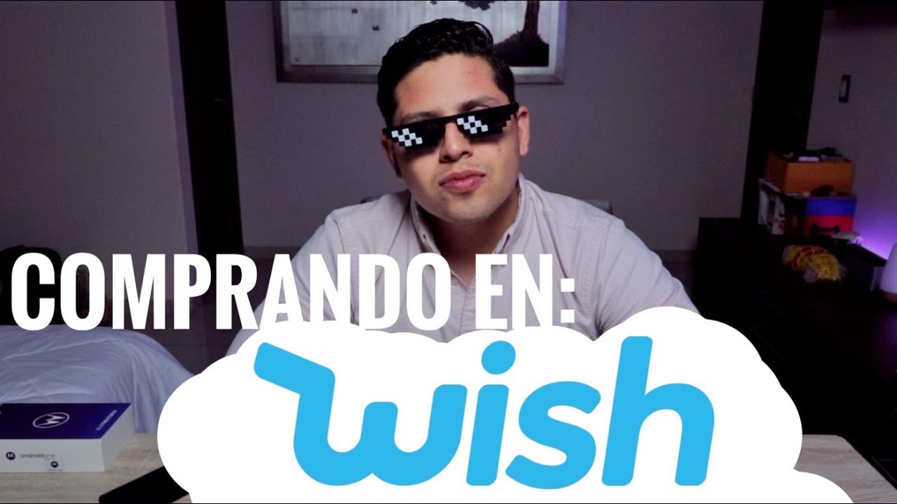 Comprando en WISH!