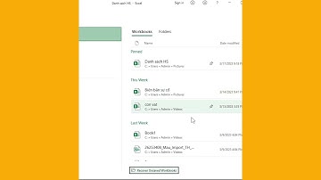 Cách Ghim File Excel - Đình Quỳnh IT.