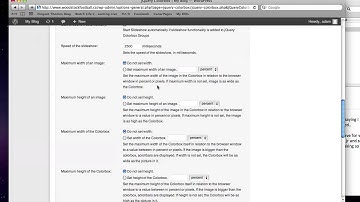 Settings for jQuery Colorbox for Wordpress