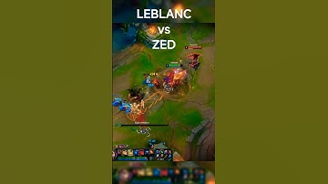 Leblanc Vs Zed— 1v1 Solo Kill  #leagueoflegends #lolmemes #1v1 #zed #leblanc