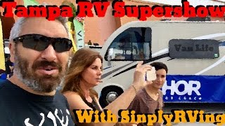 Van Life; Tampa RV Supershow, With SimplyRVing! Part 1 Of 2