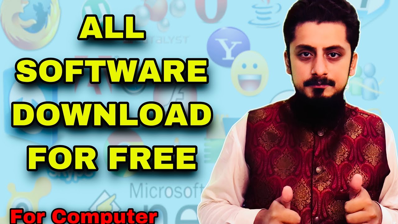 How To Download Computer All Software Download For Free Bilal Shah