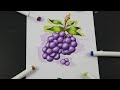 How to sketch Grapes