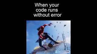 Celebrity When Your code runs without error | coding meme Profile