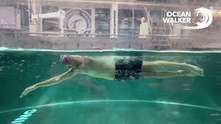 SESSION 33 - How to Perfect Your Roll, Kick and Pull (underwater view glass tank)
