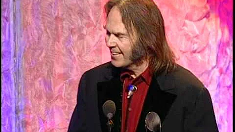 Eddie Vedder Inducts Neil Young into the Rock and Roll Hall of Fame