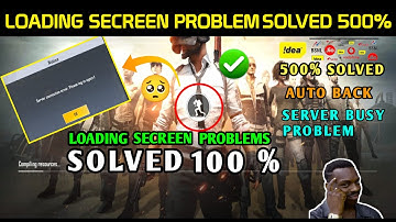 How To get Pubg Mobile Lite Loading Problem Pubg Mobile Lite Screen Loading Problem Solved (2023) 😍