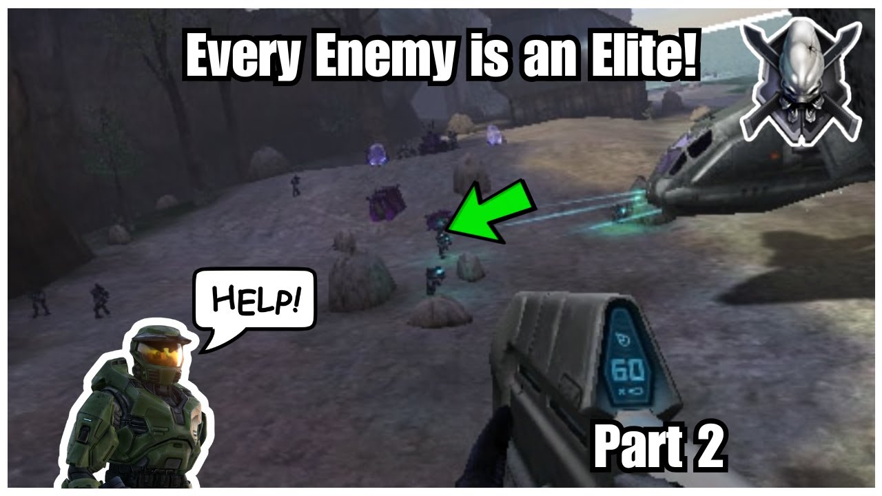 Halo CE Legendary but Every Enemy is an Elite [Part 2] - YouTube