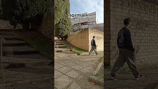 @poetideimuretti normal vs PARKOUR!