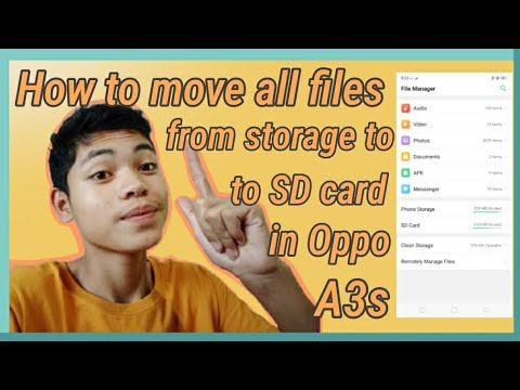 Video HOW TO MOVE ( Storage to SD card ) in Oppo A3s - youtube