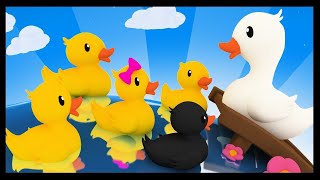 Canción de los 5 patitos en español (Five Little Ducks) | Titounis