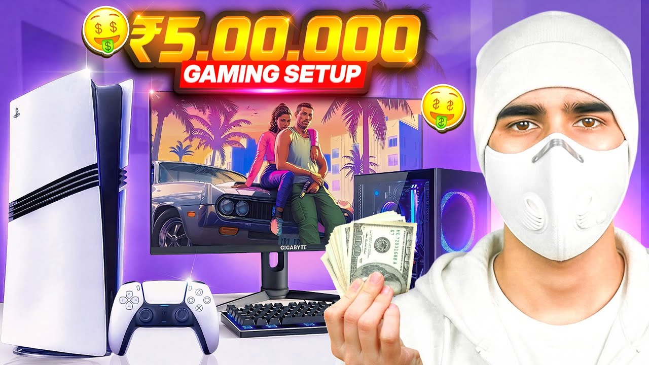 5,00,000 Gaming Setup 😱 | Middle Class Streamer Ka Dream Setup!