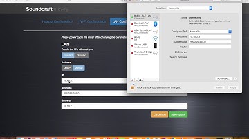How to Connect to Soundcraft Ui16 via Ethernet to MacBook Pro