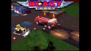 Blast Corps Full Playthrough N64 Rare Replay Xbox One