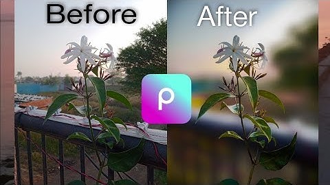 How To Blur Background In Picsart || Lightroom preset