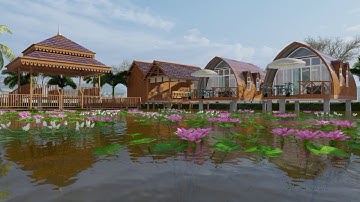 Animation lumion 10 Khmer home and bungalow
