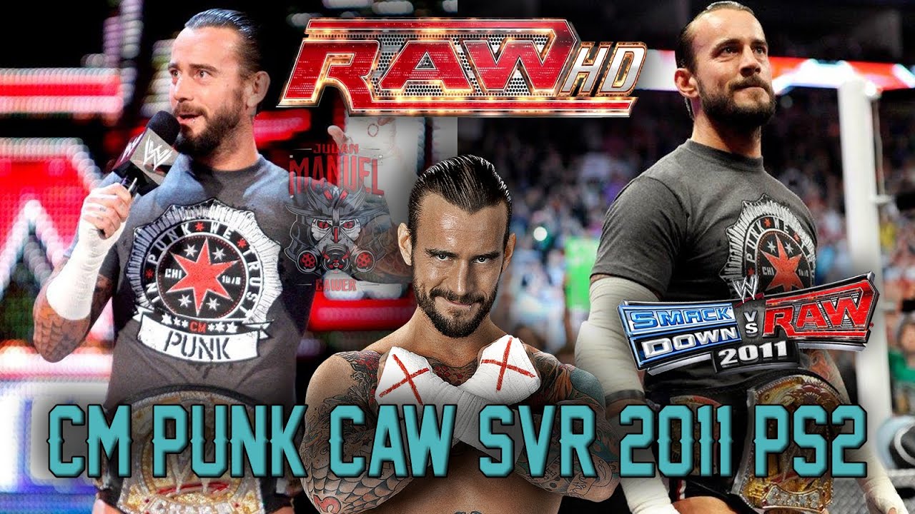 Caw Cm Punk SVR 2011 PS2