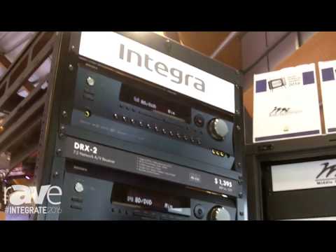 Integrate 2016: Integra Features AV Receivers on the Amber Technology Stand