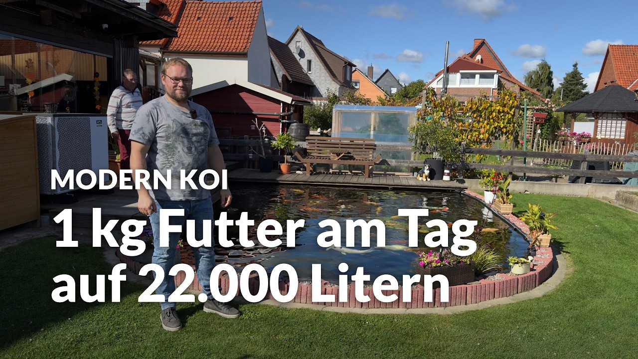 Eine Wasseranalyse an Mirkos 22.000l Koiteich | Modern Koi Blog #8388