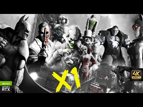 Batman Arkham City 4K RTX 4080 New Game + Parte 1