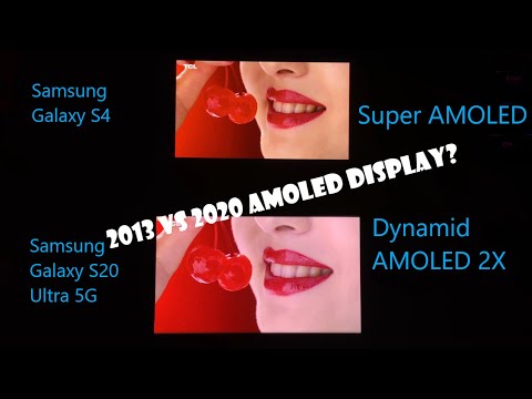 2013 Super AMOLED Vs 2020 Dynamic AMOLED 2X (Galaxy S4 Vs Galaxy S20 Ultra 5G)