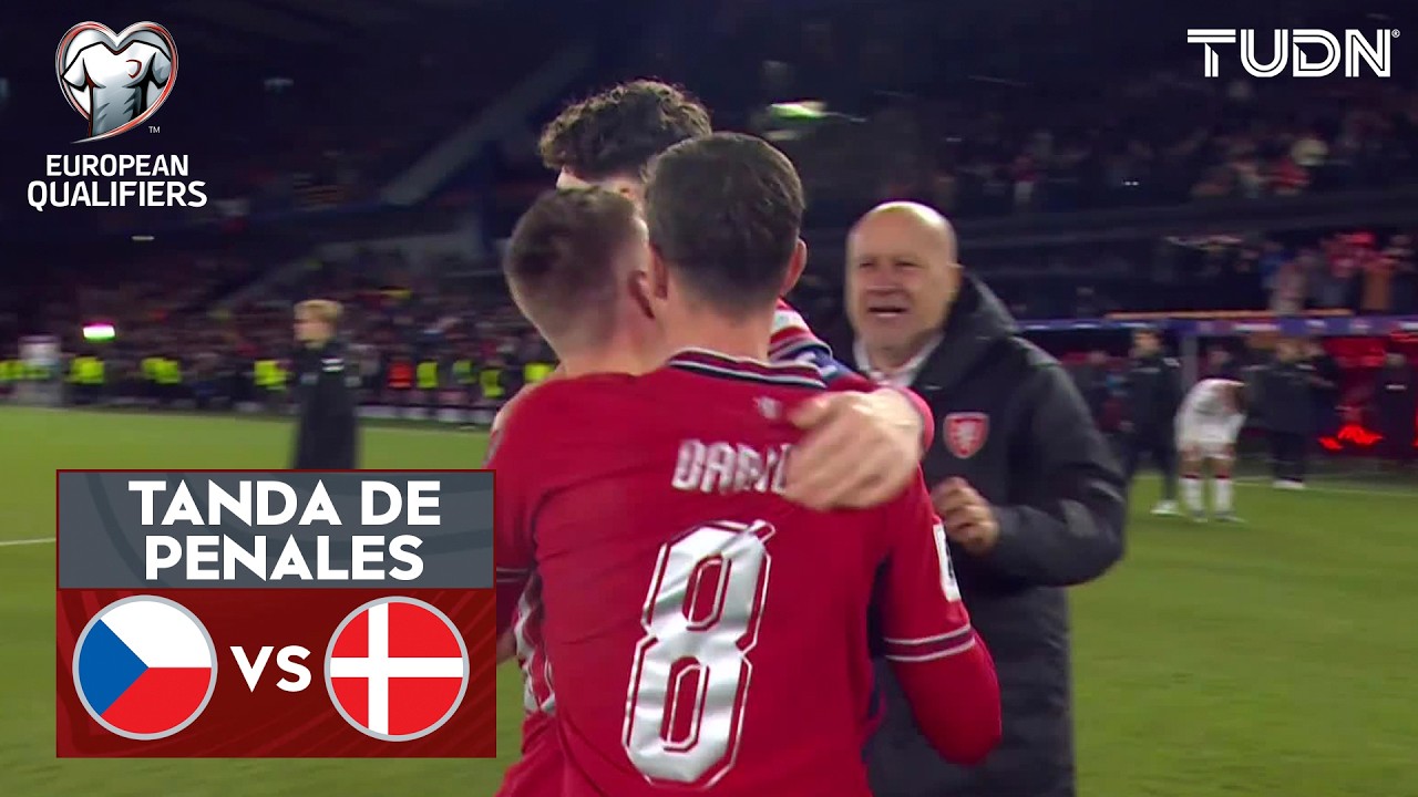 ¡TANDA DE PENALES! Chequia al Mundial - Chequia vs Dinamarca | UEFA ...