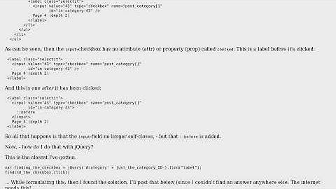 Wordpress: How to check a category checkbox using JavaScript?