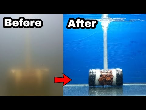 Fish tank filter DIY |Aerator biofoam filter DIY