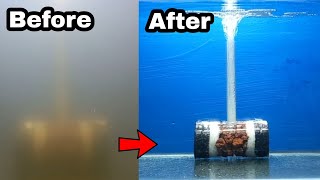 Fish tank filter DIY |Aerator biofoam filter DIY