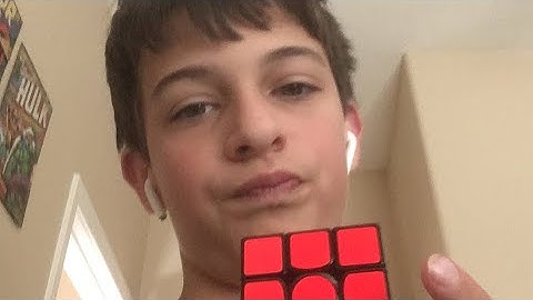 My first video!  Cube relay!