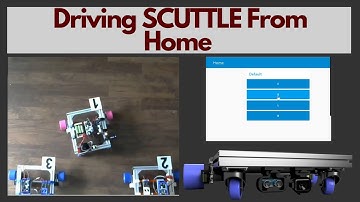 MXET 300 Lab || MECHATRONICS I || Student Driving Scuttle Remotely